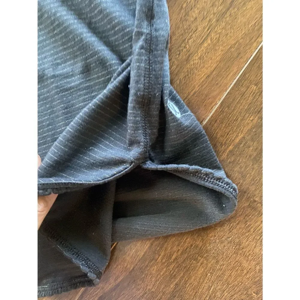 Lululemon 105 F Singlet (Seriously Light Luon) size 4 Black